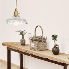 Load image into Gallery viewer, Vintage Textured Glass Pendant Lights - Decorar.co.uk