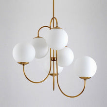 Load image into Gallery viewer, Frosted Glass Multi-Bulb Chandelier - Decorar.co.uk