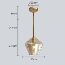 Load image into Gallery viewer, Felix - Hanging Glass Pendant Light - Decorar.co.uk