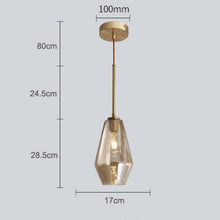 Load image into Gallery viewer, Felix - Hanging Glass Pendant Light - Decorar.co.uk