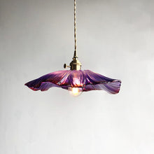 Load image into Gallery viewer, Violet - Floral Japanese Glass Pendant Light - Decorar.co.uk