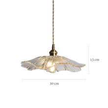 Load image into Gallery viewer, Violet - Floral Japanese Glass Pendant Light - Decorar.co.uk