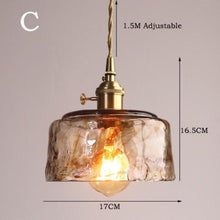 Load image into Gallery viewer, Vintage Handcrafted Glass Pendant Lights - Decorar.co.uk
