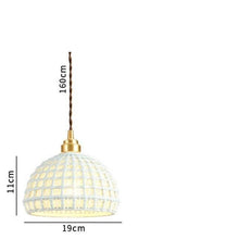 Load image into Gallery viewer, Woven Ceramic Pendant Light - Decorar.co.uk