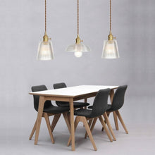 Load image into Gallery viewer, Vintage Textured Glass Pendant Lights - Decorar.co.uk