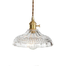 Load image into Gallery viewer, Vintage Textured Glass Pendant Lights - Decorar.co.uk