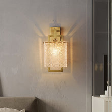 Load image into Gallery viewer, Modern Textured Glass Wall Sconce - Decorar.co.uk
