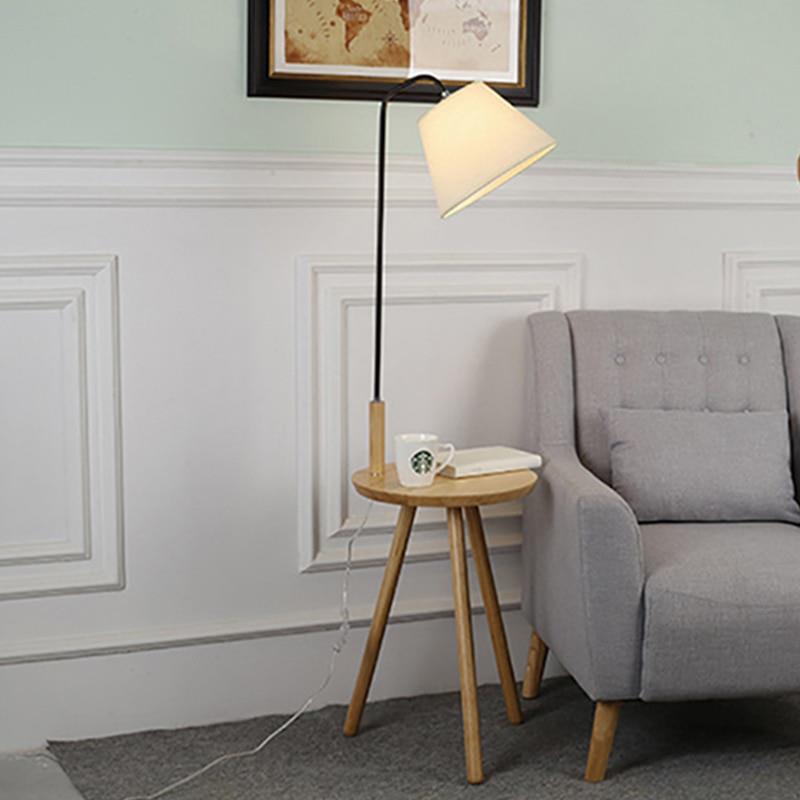 Nordic Modern Solid Wood Floor Lamp - Decorar.co.uk