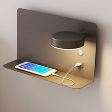 Load image into Gallery viewer, LED Bedside Wall Lamp USB Charger - Decorar.co.uk
